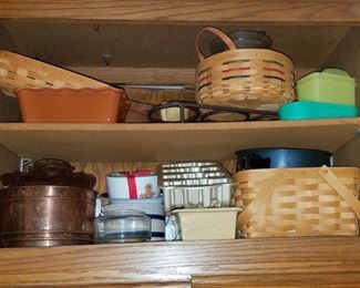 Lots of Longaberger baskets and treasures to set out...stay tuned