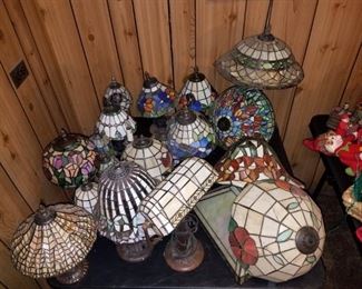 Stained glass lamps