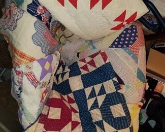 Handmade patchwork quilts!