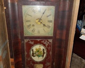 Antique Ansonia  8 day 30 hour shelf mantel clock 1800's