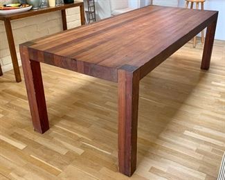 Butcher Block 1 piece table 29x35x83.5in