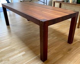 Butcher Block 1 piece table 29x35x83.5in