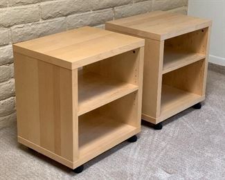 Ikea Natural Maple Rolling Nightstand #1 22.5x20.5x16in
Ikea Natural Maple Rolling Nightstand #2 22.5x20.5x16in