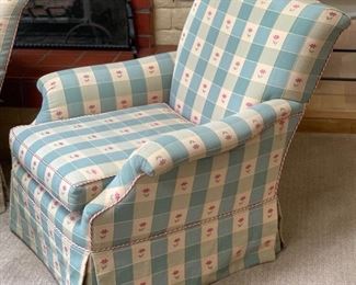 Country Plaid Floral Armchair #1 33x35x35in
Country Plaid Floral Armchair #2 33x35x35in