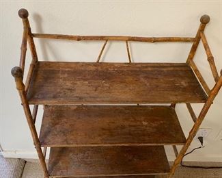 Bamboo Bookshelf 41x24x8in