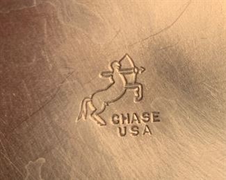 Chase Chrome Cocktail Ball & Saucer