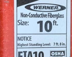 Werner 10ft Fiberglass Ladder