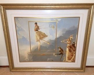 Ballerina framed art
