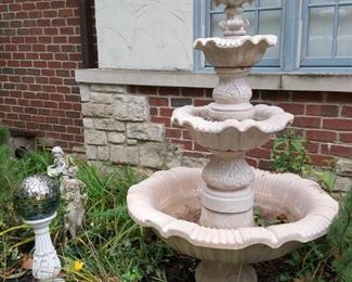 Outdoor fountain and yard decor