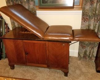 Antique doctor examination table