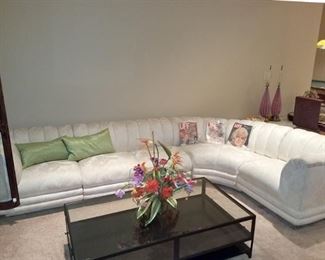 Hollywood regency style sofa