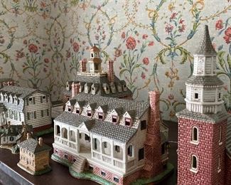 Colonial Williamsburg collection including Christiana Campbell Tavern, The Capital, Kings Arms Tavern, The Governor's Palace, and Bruton Parish Church