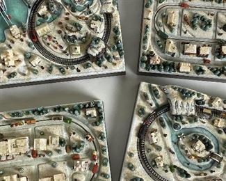 Thomas Kinkade miniature village