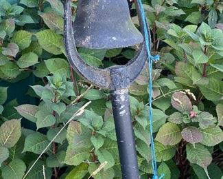 Cast iron bell #2 by stable