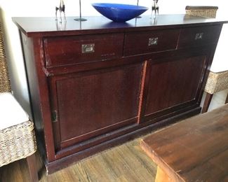 Buffet measures 18 3/4” deep x 37 1/4” tall and 63” long.
