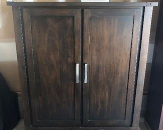 Measures 51 3/4” across x 19” deep and 60 3/4” tall.