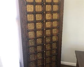 Measures 34 1/2” across x 16” deep and 70” tall.