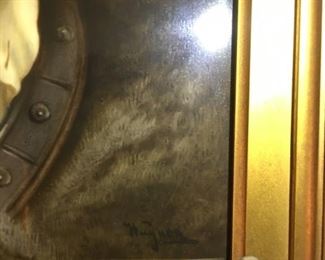 Commissioned Painting on Porcelain for Julius Greiner & Sohn Porcelain Factory - German - Signed Wagner