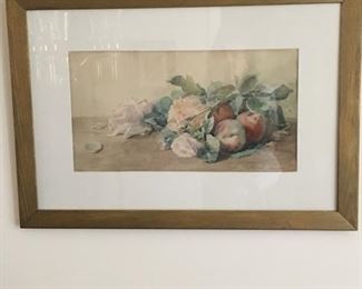 Gabrielle Gruyer- Herbemont (French b. 1875) - Watercolor