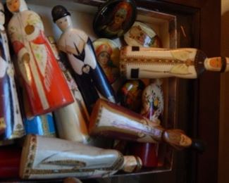 Russian wood figurines
