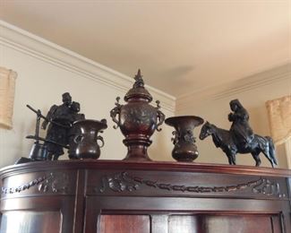 Metal art figurines