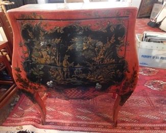 Bombay chest in antique red