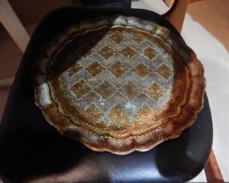 Italian wooden tray.