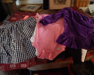 Designer baby clothes.