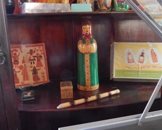 Wooden Russian art, Stack dolls.