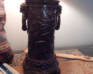 Beautiful bronze lamp.