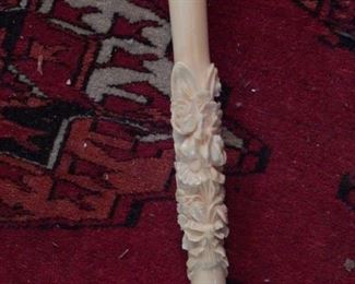 Ivory cane.