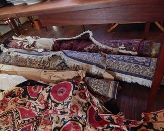Persian rugs, old fabric tapestry.