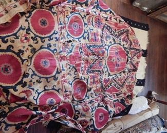 Beautiful fabric. Old tapestry.
