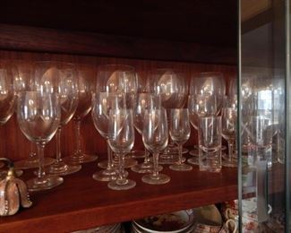 Baccarat wine and more.