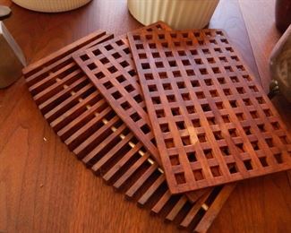 Mid Century trivets.