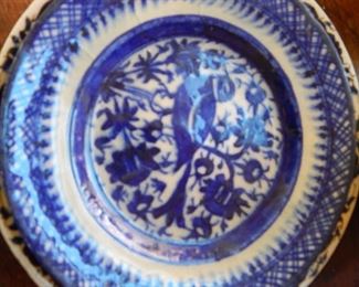 Beautiful blue and white plate.