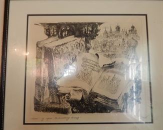 Russian etching.