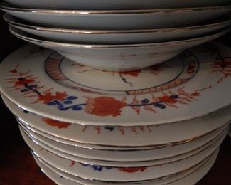 Russian china set.