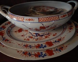 Russian china serving pieces.