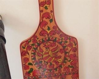 Hnd painted decor.