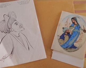 Iranian art work.