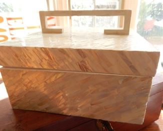Large box with lid.