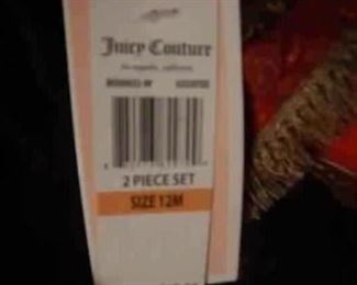 Juicy Couture baby clothing new with tags.