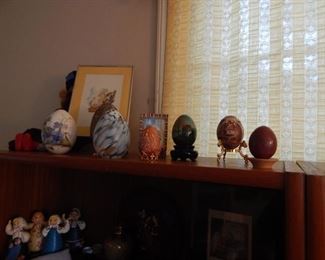 Collection of display eggs , mostly Russian.