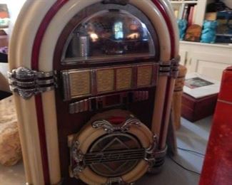 Vintage reproduction radio.