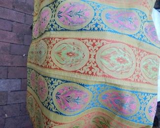 Beautiful fabric tapestries.