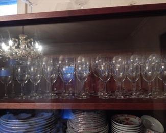 Baccarat crystal.