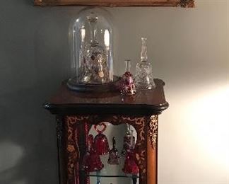 Curio cabinet, pictures