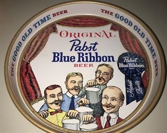 Pabst beer tray