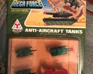 Die cast tanks, planes